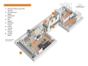 Prodej bytu 3+1, Praha - Stodůlky, Bellušova, 81 m2