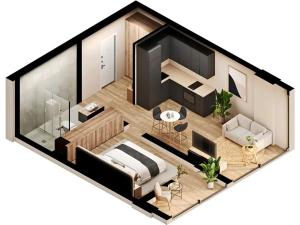 Prodej bytu 1+1, Varna, Bulharsko, 30 m2