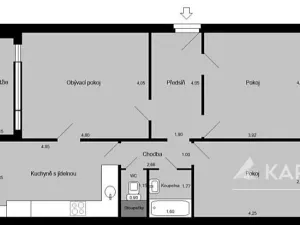 Prodej bytu 3+1, Ústí nad Labem, Ježkova, 78 m2