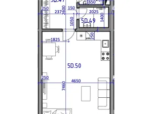 Prodej bytu 1+kk, Liberec, 46 m2