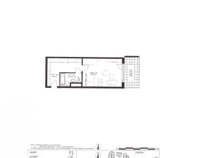 Prodej bytu 1+kk, Praha - Vysočany, Podkovářská, 38 m2