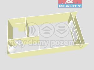 Prodej bytu 1+kk, Klášterec nad Ohří, Budovatelská, 19 m2