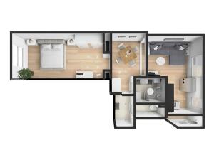 Prodej bytu 2+kk, Plzeň, Korandova, 51 m2