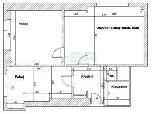 Pronájem bytu 3+kk, Praha - Břevnov, Junácká, 60 m2