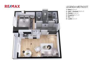 Prodej bytu 2+kk, Chrudim, Hradištní, 42 m2