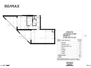 Pronájem bytu 2+kk, Praha - Horní Měcholupy, Modenská, 64 m2