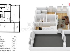 Prodej rodinného domu, Přerubenice, 167 m2