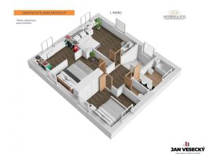 Prodej rodinného domu, Veleň, Sněžná, 144 m2