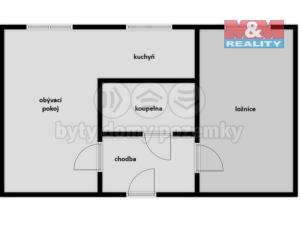 Prodej bytu 2+1, Chomutov, Skalková, 52 m2