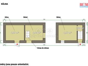 Prodej rodinného domu, Zdice, Husova, 47 m2