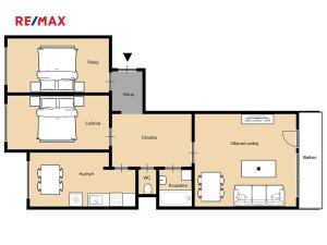 Pronájem bytu 3+1, Praha - Modřany, Platónova, 82 m2
