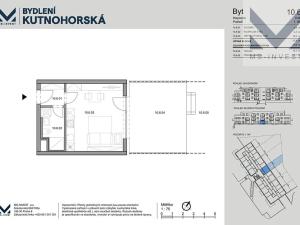 Prodej bytu 1+kk, Praha - Dolní Měcholupy, Kutnohorská, 26 m2