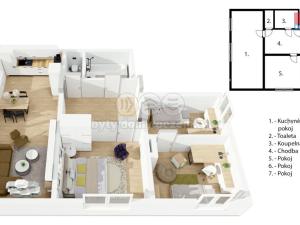 Prodej bytu 4+kk, Jankov, Blanická, 74 m2