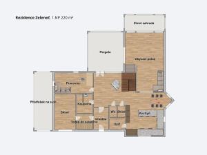 Prodej vily, Zeleneč, Štefánikova, 540 m2