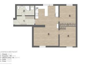 Prodej bytu 3+kk, Břežany II, 69 m2