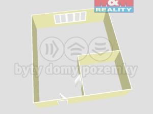 Pronájem bytu 1+kk, Klášterec nad Ohří - Miřetice u Klášterce nad Ohří, Královéhradecká, 19 m2