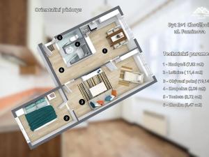Pronájem bytu 2+1, Chotěboř, Fominova, 55 m2