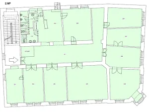Pronájem kanceláře, Praha - Vinohrady, Chrudimská, 325 m2