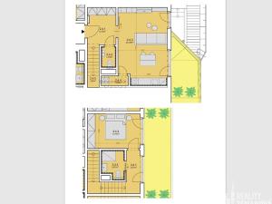 Pronájem bytu 2+kk, Praha - Vinohrady, Korunní, 54 m2