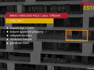 Prodej bytu 1+kk, Brno, Střední, 36 m2