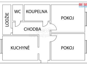 Prodej bytu 2+1, Valašské Meziříčí - Krásno nad Bečvou, Křižná, 73 m2