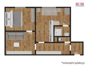 Prodej bytu 2+1, Strakonice - Strakonice I, Tržní, 43 m2