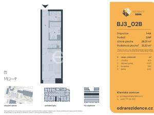 Prodej bytu 1+kk, Praha - Bohnice, Lodžská, 32 m2