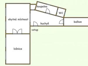 Pronájem bytu 2+kk, Brandýs nad Labem-Stará Boleslav, Pražská, 65 m2