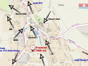 Prodej pozemku pro bydlení, Tuklaty, 1008 m2