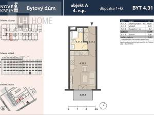 Prodej bytu 1+kk, Praha, 26 m2