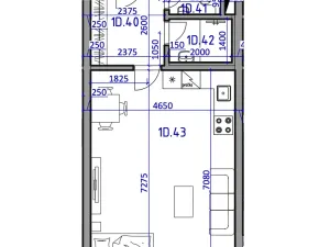 Prodej bytu 1+kk, Liberec, 47 m2