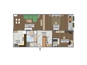 Prodej bytu 3+1, Mladá Boleslav, 17. listopadu, 84 m2