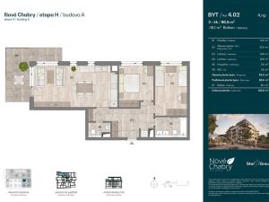 Prodej bytu 3+kk, Praha - Dolní Chabry, 86 m2