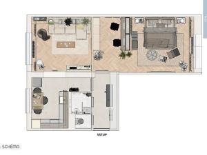 Prodej bytu 2+1, Praha - Michle, Hodonínská, 55 m2