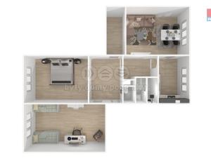 Prodej bytu 3+1, Toužim, Sídliště, 85 m2