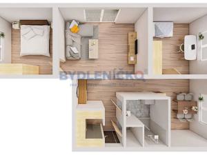 Pronájem bytu 3+1, České Budějovice, Pekárenská, 67 m2