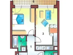 Prodej bytu 2+kk, Přezletice, Pod Zahrady, 46 m2