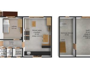 Prodej chaty, Neveklov, 73 m2