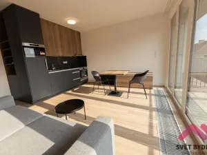 Pronájem bytu 1+kk, Praha - Holešovice, V háji, 40 m2