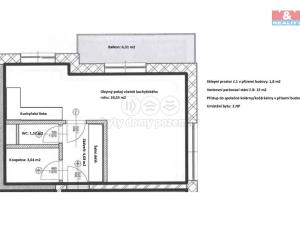 Pronájem bytu 1+kk, Plzeň - Litice, Vysoká, 38 m2