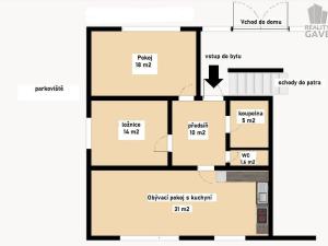 Pronájem bytu 3+kk, Mezouň, 82 m2