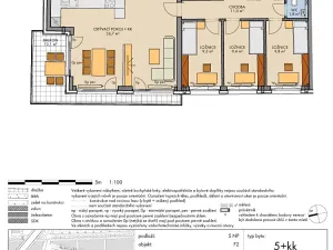 Prodej bytu 5+kk, Praha - Chodov, Bartůňkova, 118 m2