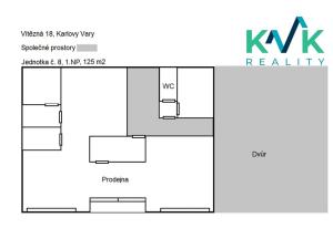 Pronájem obchodního prostoru, Karlovy Vary, Vítězná, 125 m2