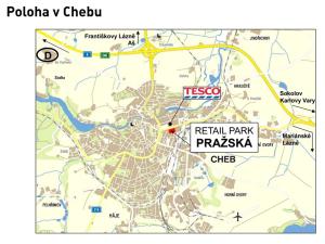 Pronájem obchodního prostoru, Cheb, Pražská, 390 m2