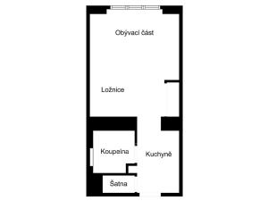 Pronájem bytu 1+kk, Praha - Vysočany, Pod strojírnami, 31 m2