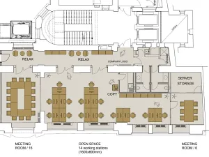 Pronájem kanceláře, Praha - Nové Město, Václavské náměstí, 195 m2