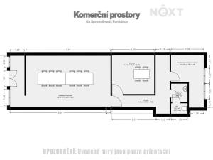 Prodej kanceláře, Pardubice, Na Spravedlnosti, 70 m2