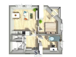Pronájem bytu 3+kk, Jablonec nad Nisou, Široká, 59 m2
