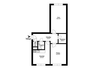 Prodej bytu 2+1, Ostrava, Cholevova, 56 m2