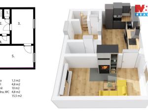 Prodej rodinného domu, Kladno - Kročehlavy, Patejdlova, 82 m2